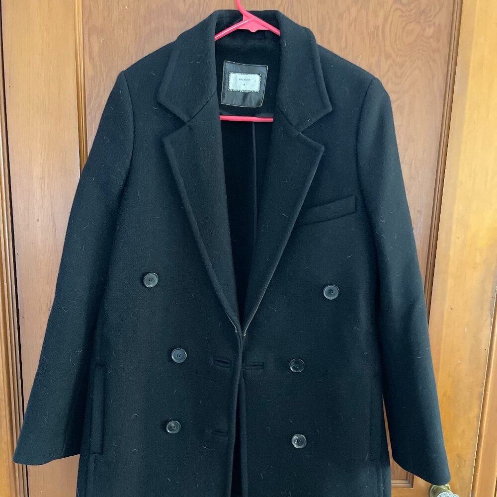 Billy Reid Peacoat Black